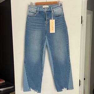 Risen barrel jeans